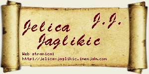 Jelica Jaglikić vizit kartica